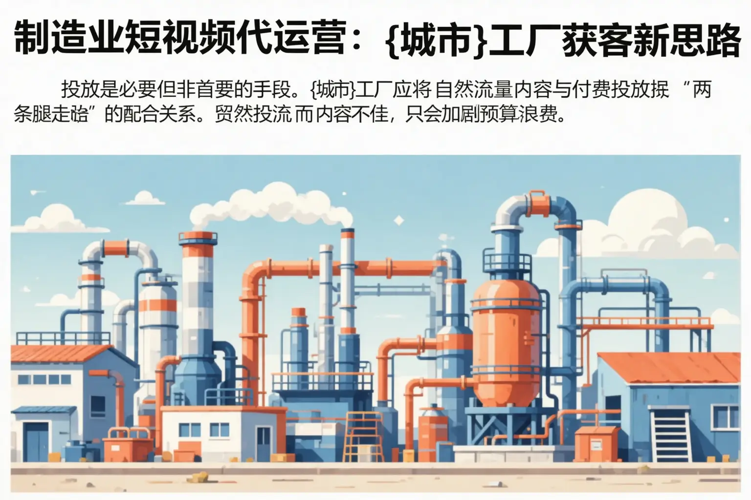 制造业短视频代运营：平邑工厂获客新思路